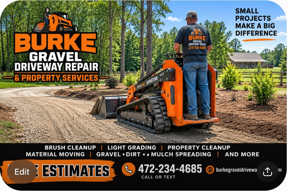 Burke Gravel Driveway Repair and Property Services